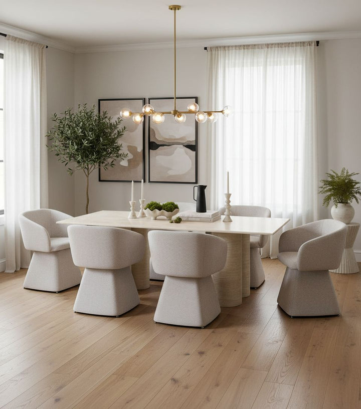 Toscana Swivel Chair Beige - Future Classics Furniture