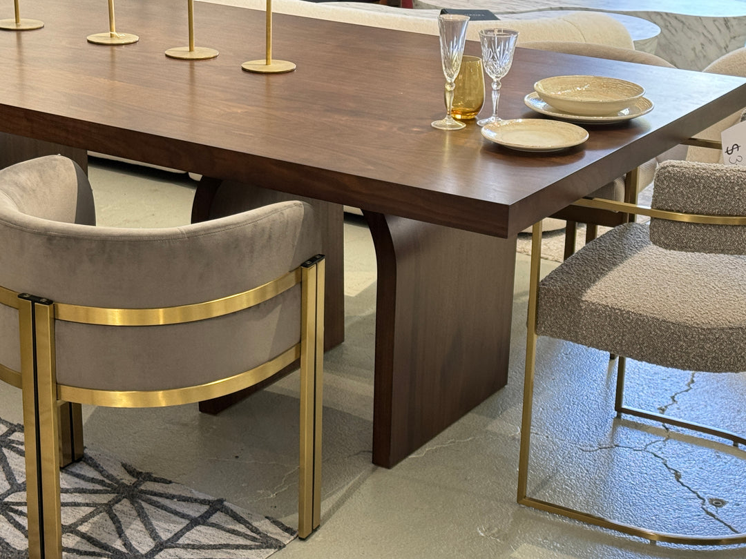Arches Dining Table Walnut - 2.7m - Future Classics Furniture