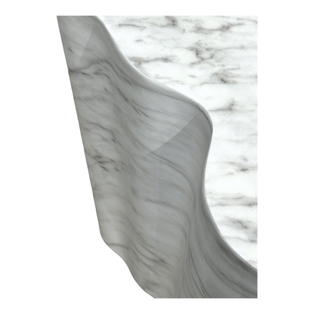 Wayva Side Table Marble Finish - Future Classics Furniture