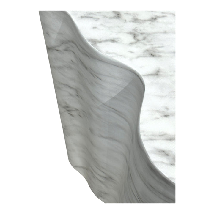 Wayva Side Table Marble Finish - Future Classics Furniture