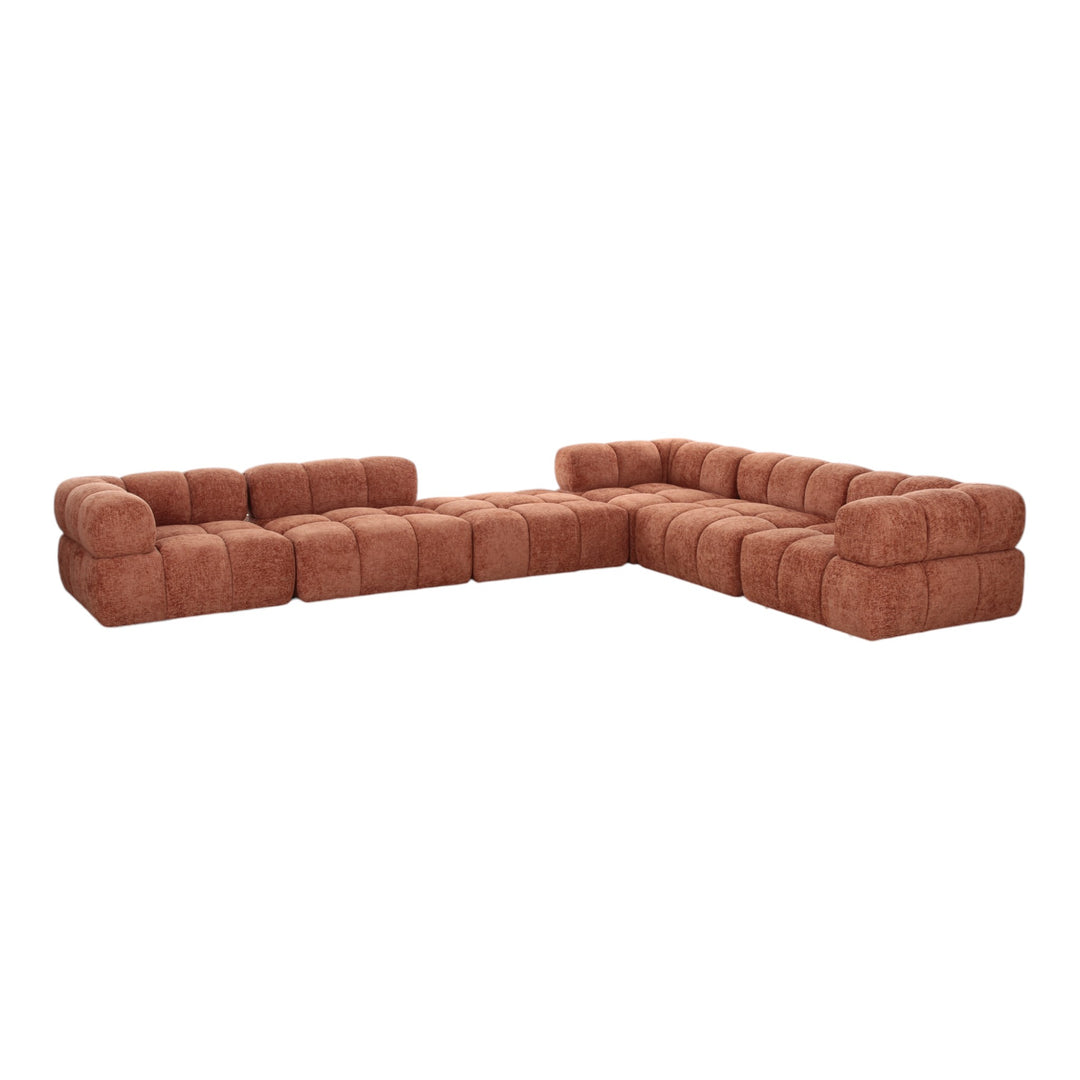 Block Modular Sofa Burnt Orange - Future Classics Furniture