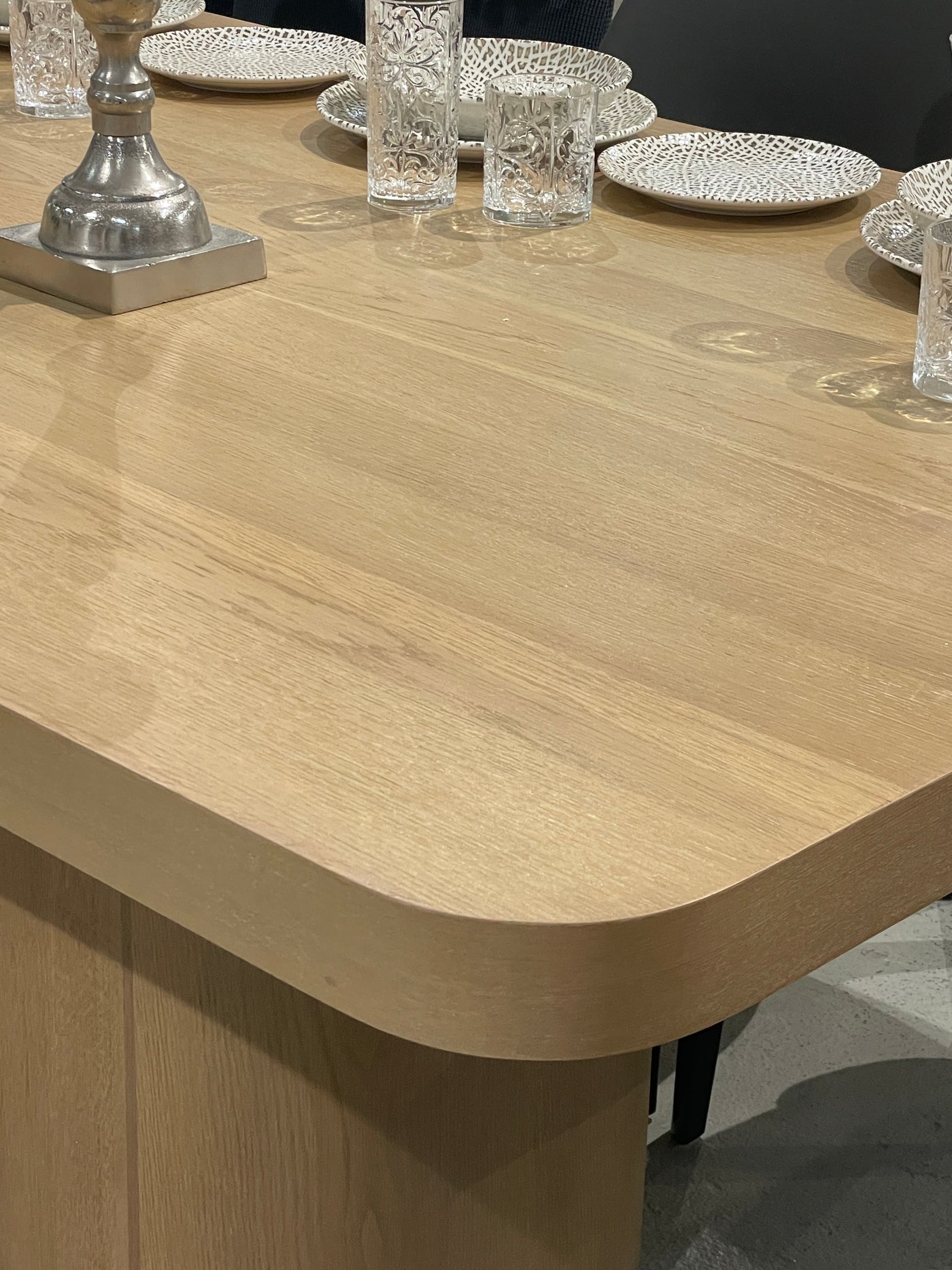 Colonna Dining Table Light Oak - 2.4m - Future Classics Furniture