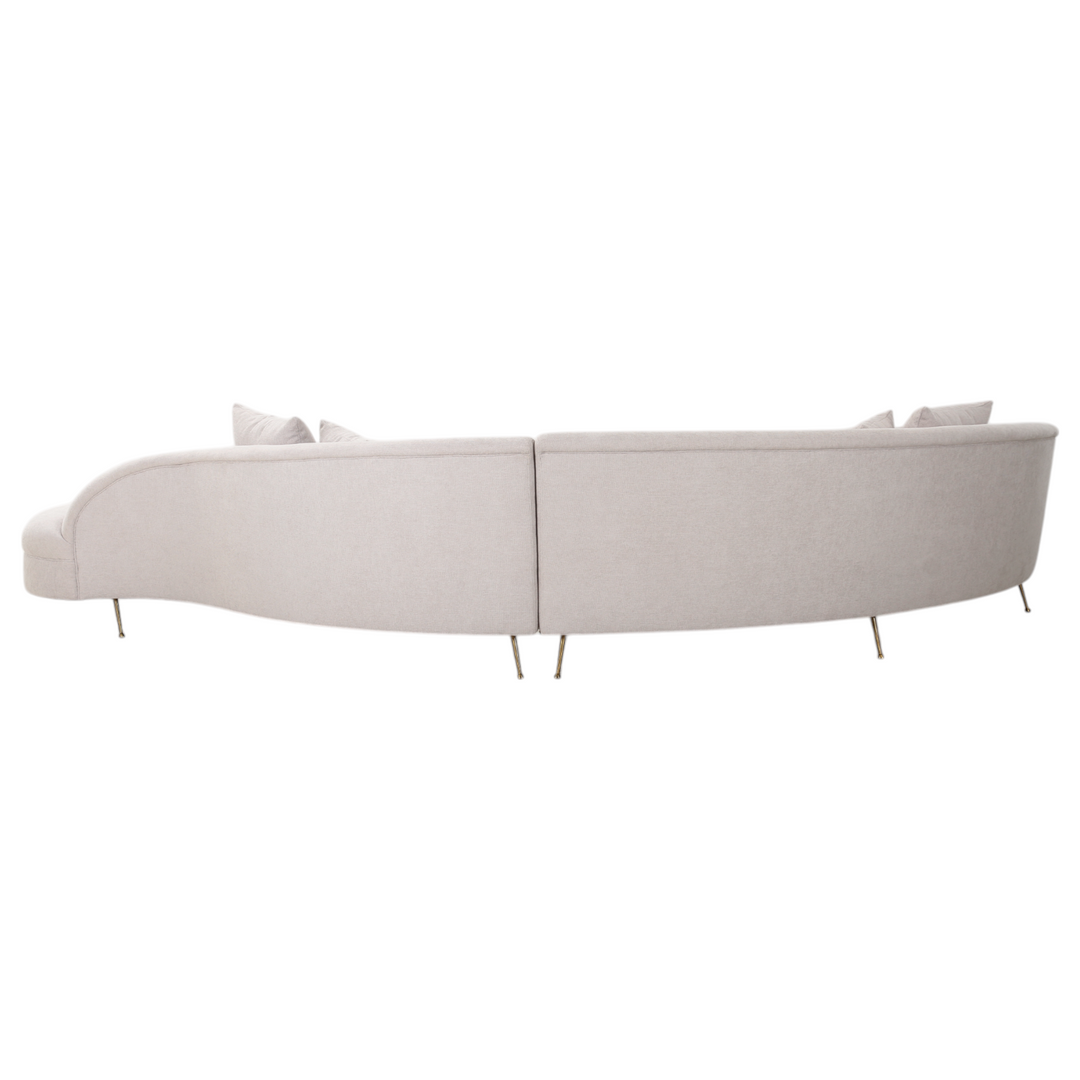 Verde Corner Sofa Beige - Future Classics Furniture