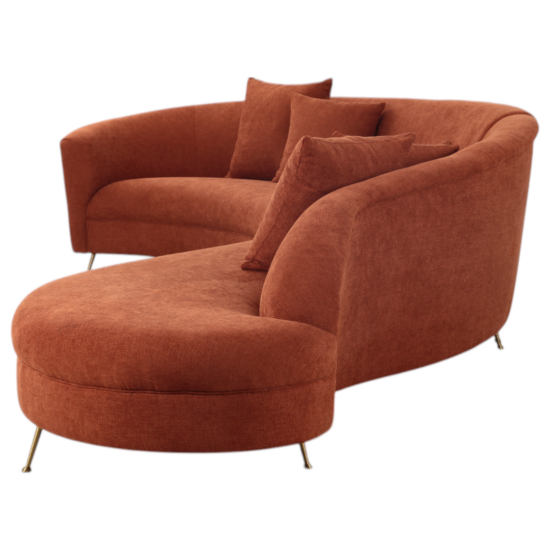 Verde Corner Sofa Rust - Future Classics Furniture