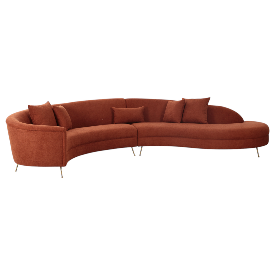 Verde Corner Sofa Rust - Future Classics Furniture
