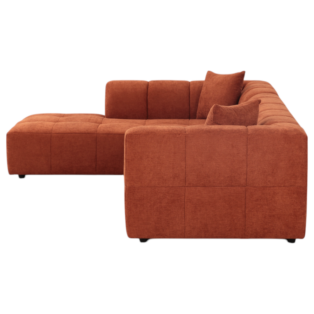 Sorrento Corner Sofa Rust - Future Classics Furniture