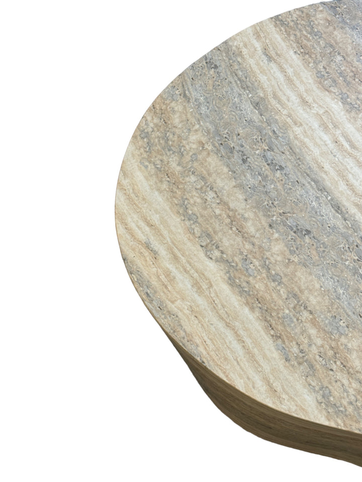 Wayva Coffee Table Travertine Finish - Future Classics Furniture