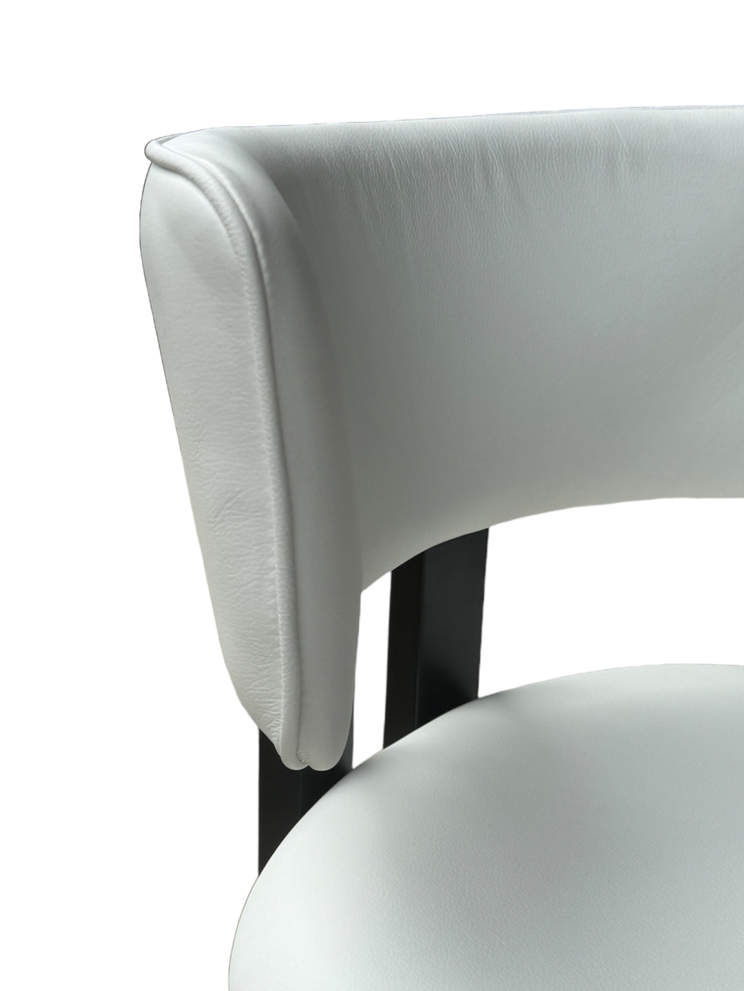 Modenese Dining Chair White Leather - Future Classics Furniture