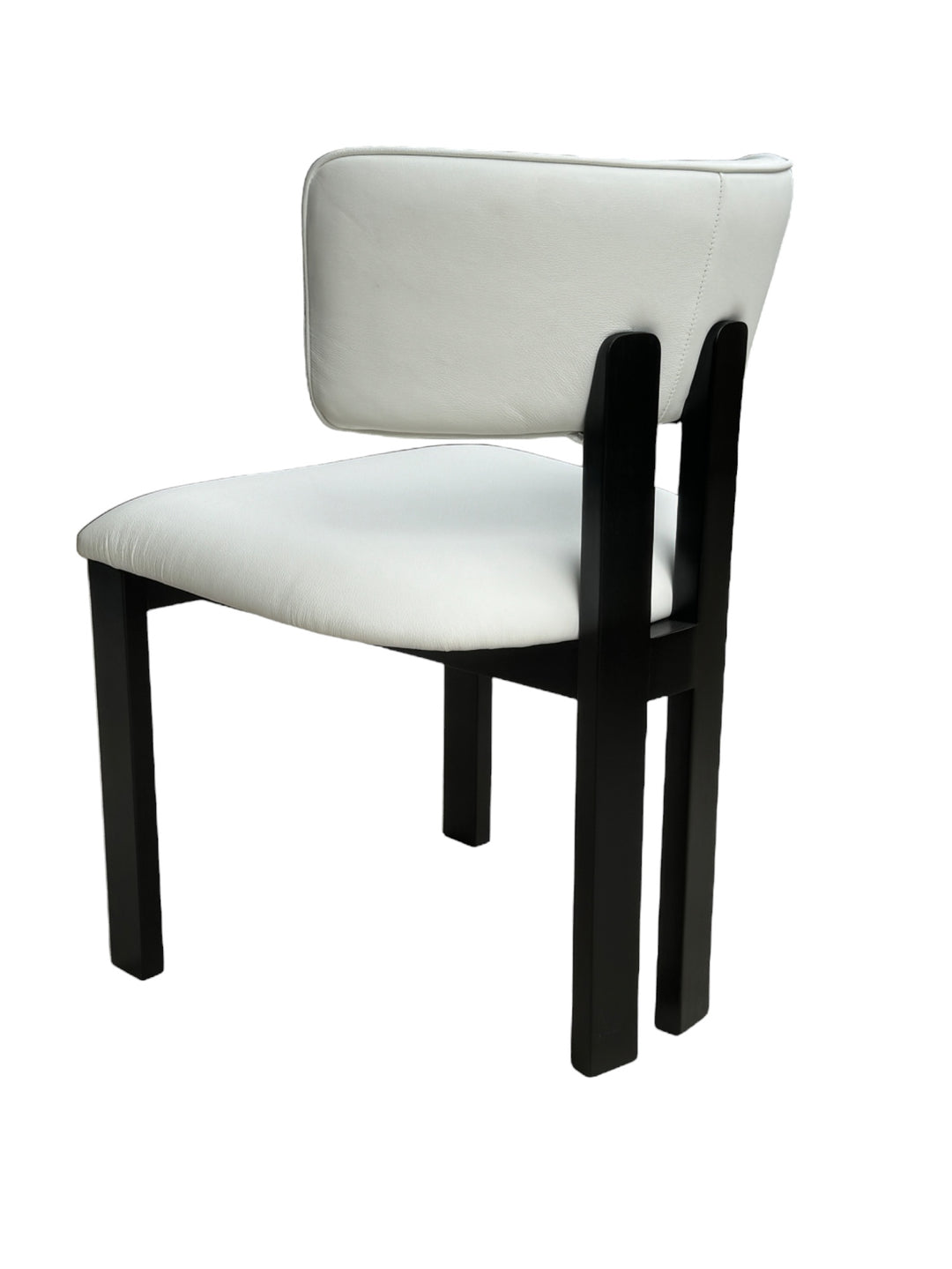 Modenese Dining Chair White Leather - Future Classics Furniture