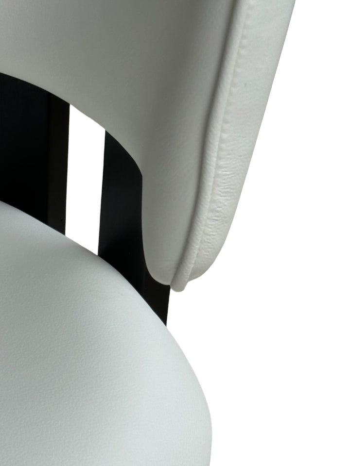 Modenese Dining Chair White Leather - Future Classics Furniture