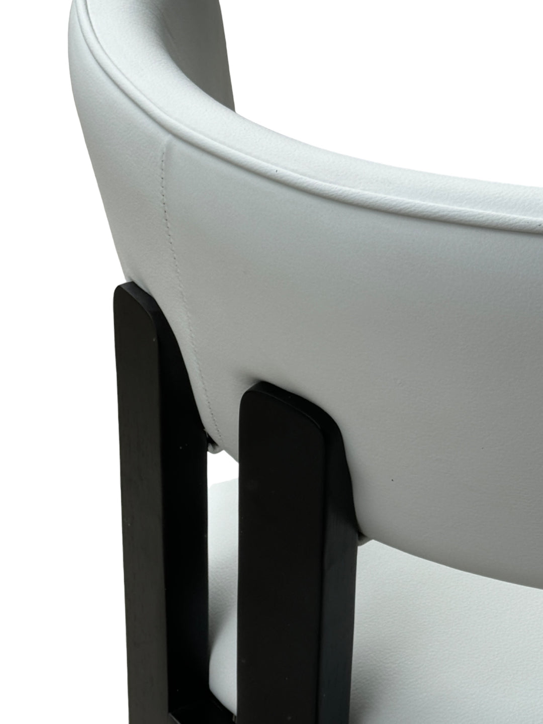 Modenese Dining Chair White Leather - Future Classics Furniture