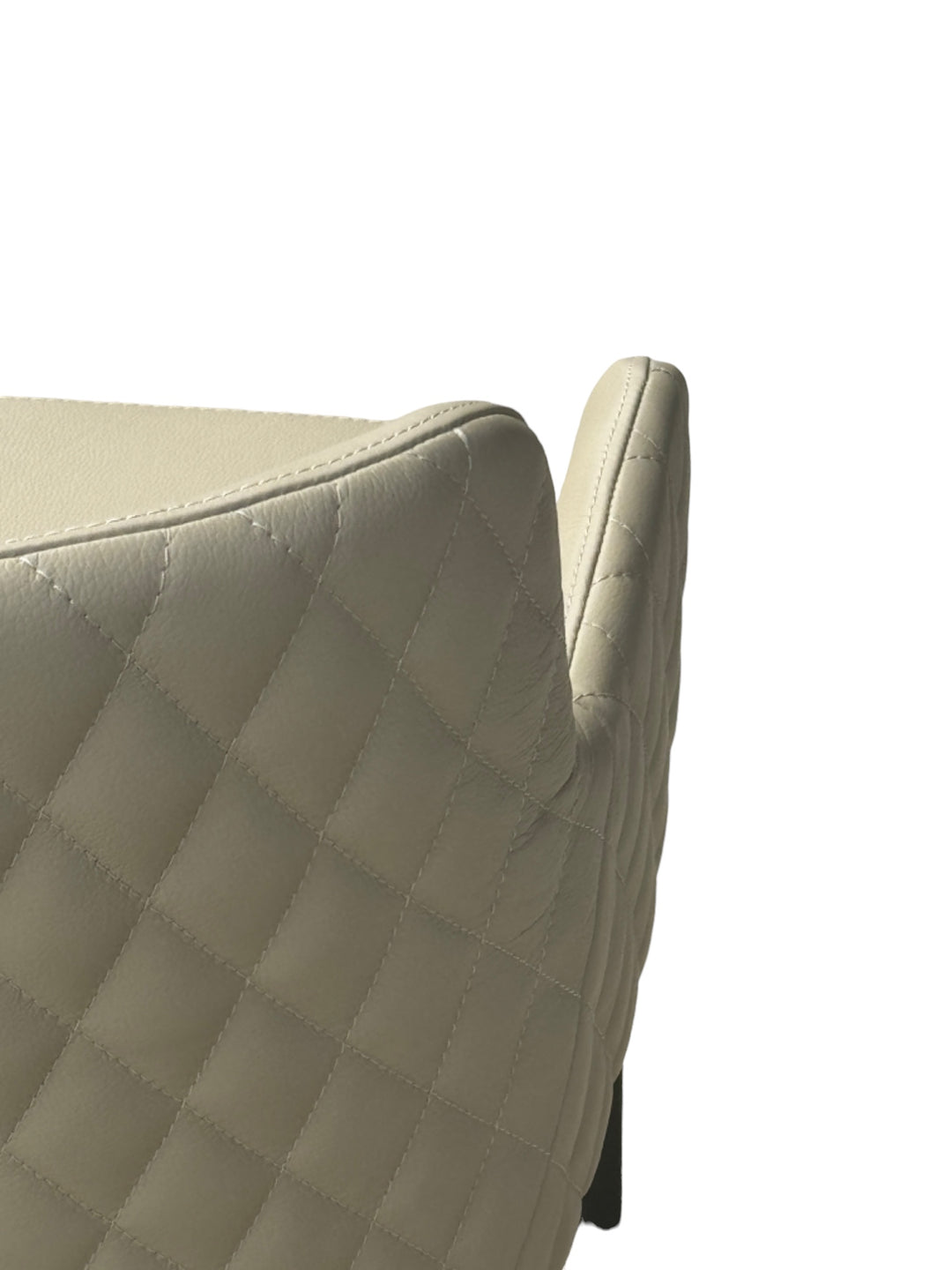 Yoshio Dining Chair Beige Leather - Future Classics Furniture