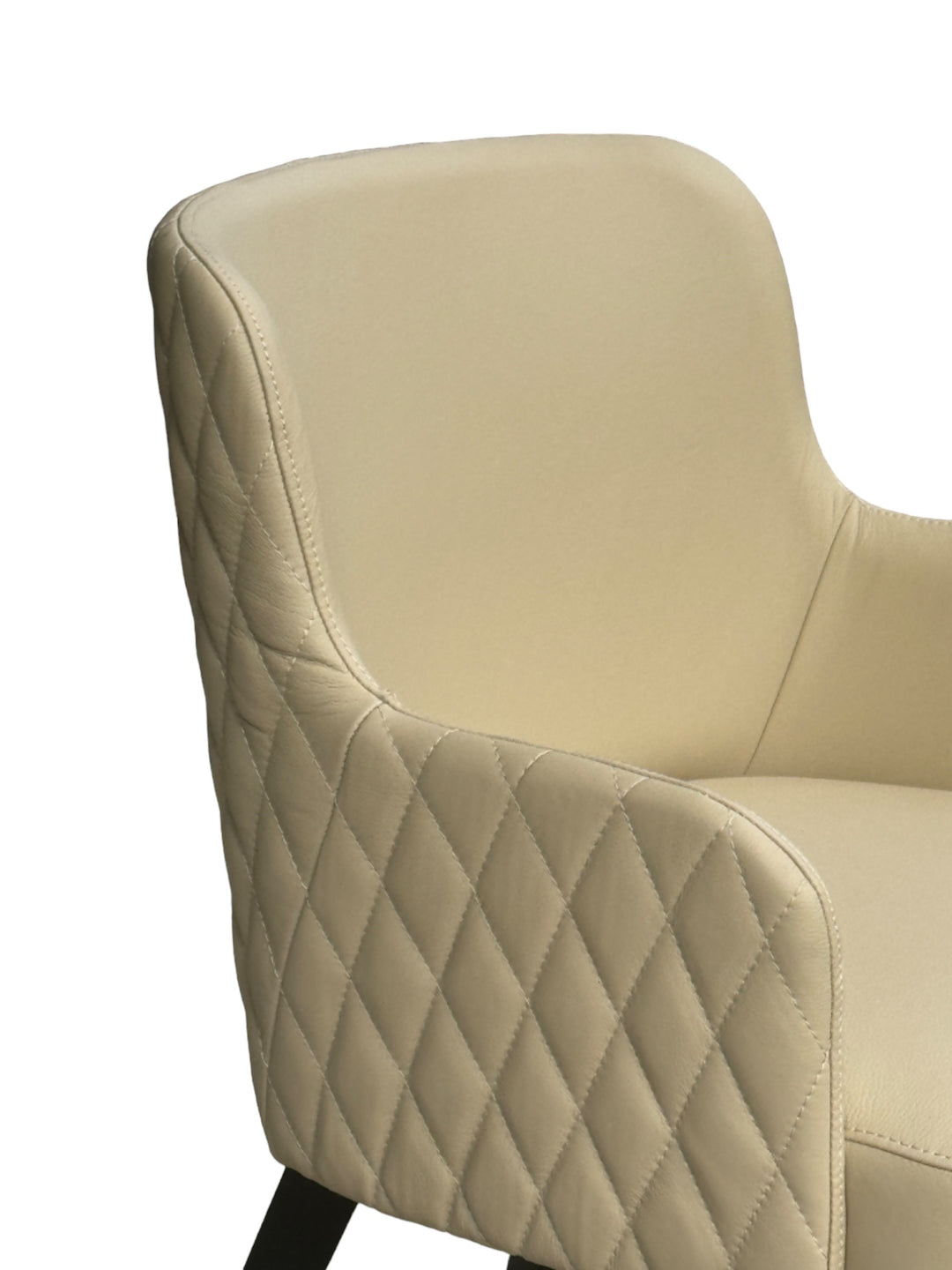 Yoshio Dining Chair Beige Leather - Future Classics Furniture