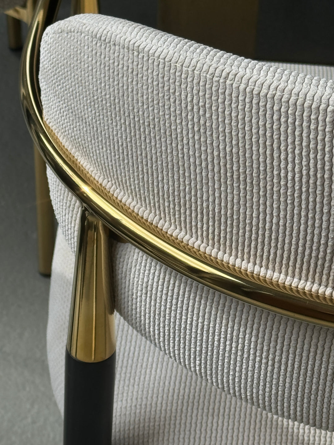 Rhodes Beige Fabric Dining Chair - Future Classics Furniture