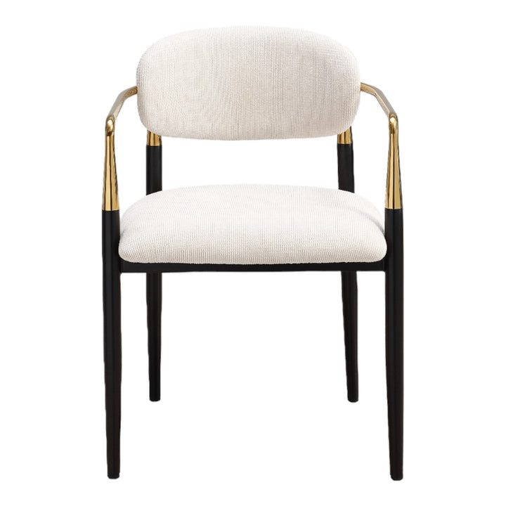 Rhodes Beige Fabric Dining Chair - Future Classics Furniture
