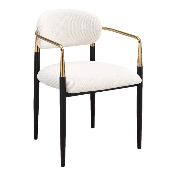 Rhodes Beige Fabric Dining Chair - Future Classics Furniture