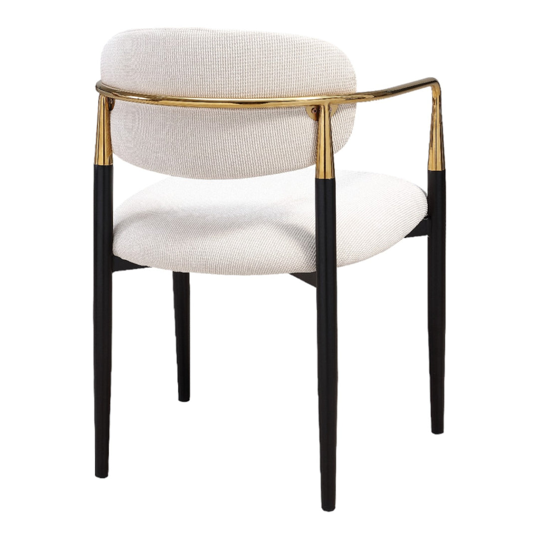 Rhodes Beige Fabric Dining Chair - Future Classics Furniture