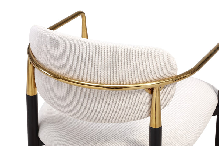 Rhodes Beige Fabric Dining Chair - Future Classics Furniture