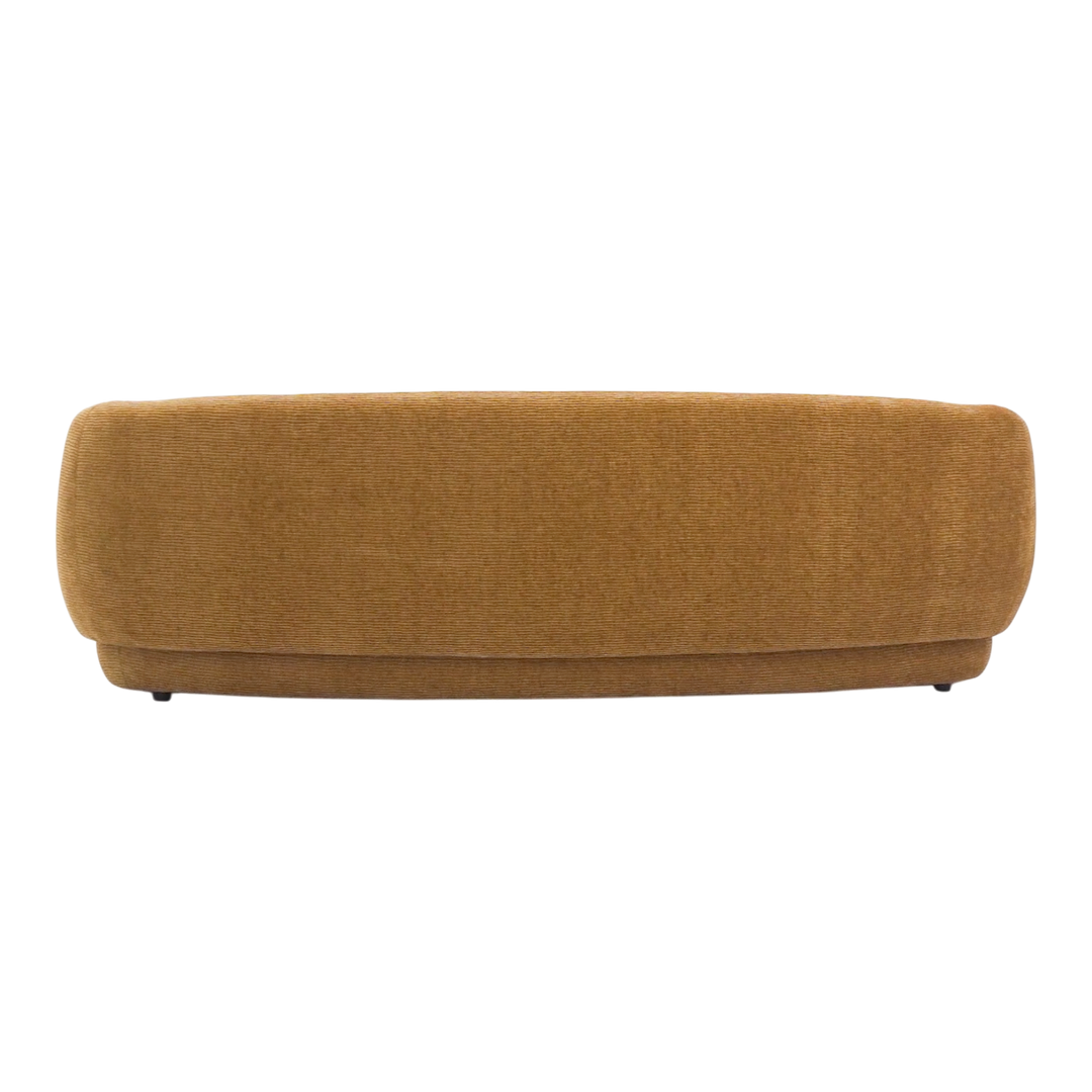 Puffy 3 Seater Sofa Textured Bronze