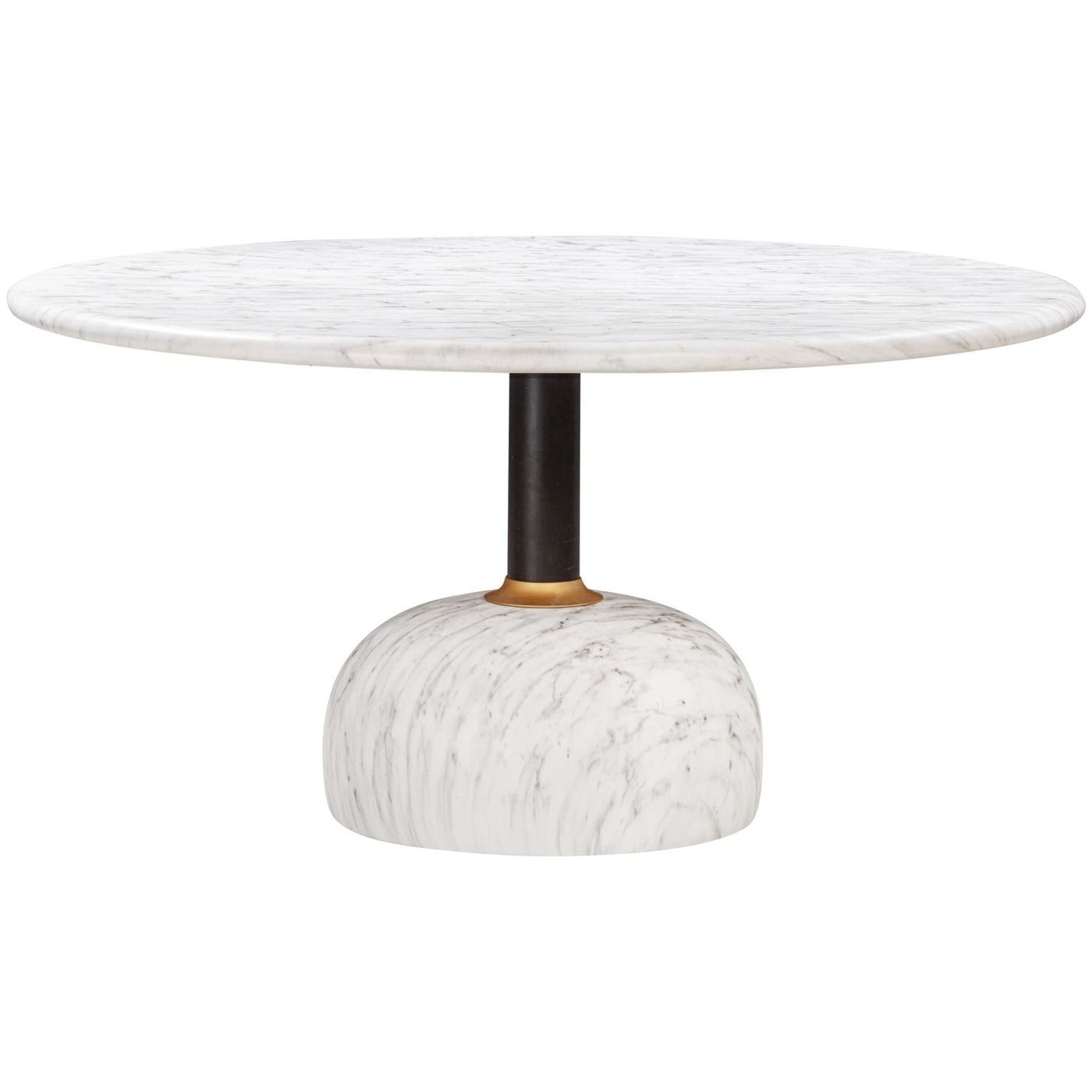 Luxxa Round Dining Table Marble Finish - 1.5m - Future Classics Furniture