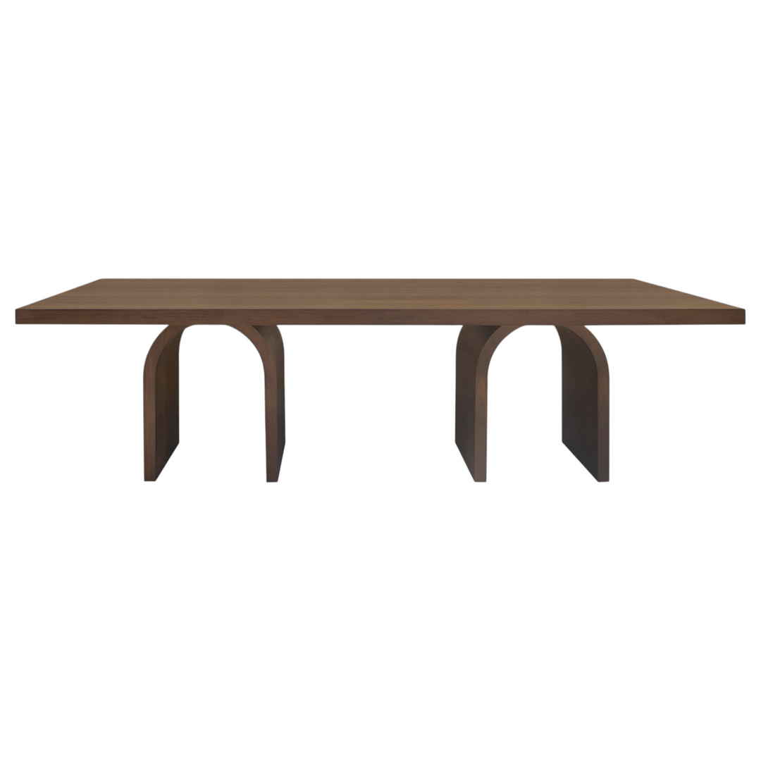 Arches Dining Table Walnut - 2.7m - Future Classics Furniture