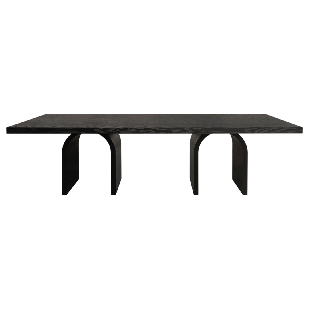 Arches Dining Table Black - 2.7m - Future Classics Furniture