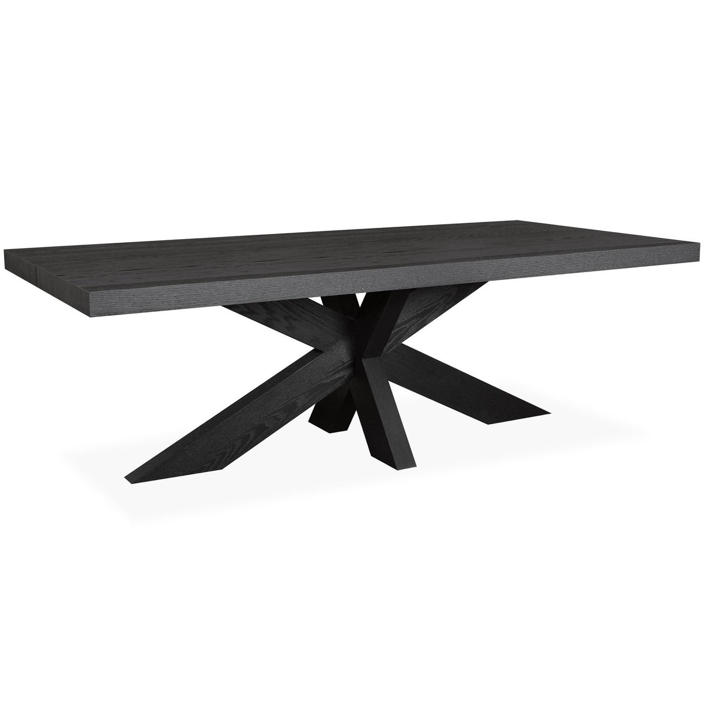 Cubano Rectangle Dining Table Black - 2.4m - Future Classics Furniture