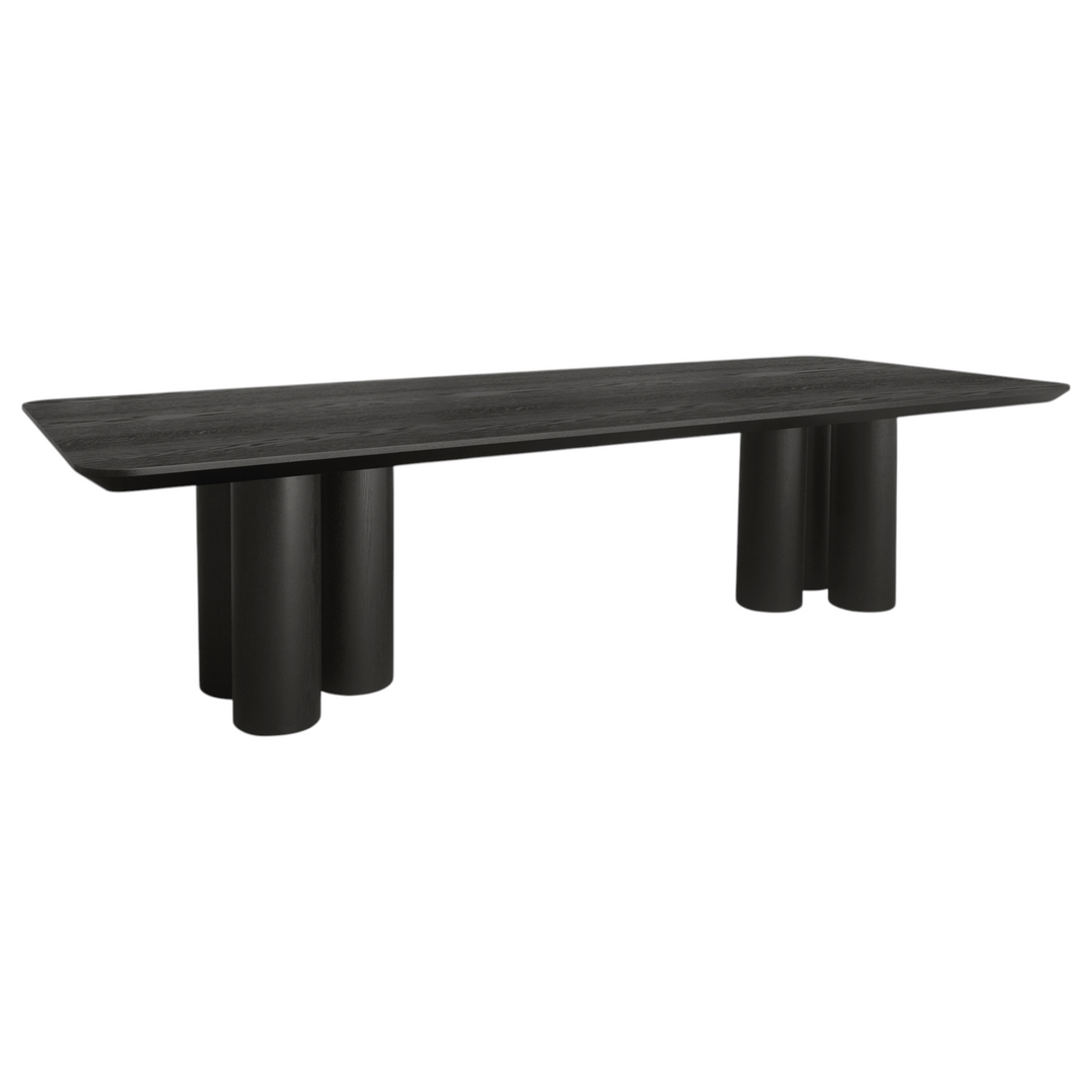 Trio Dining Table Black - 3m - Future Classics Furniture