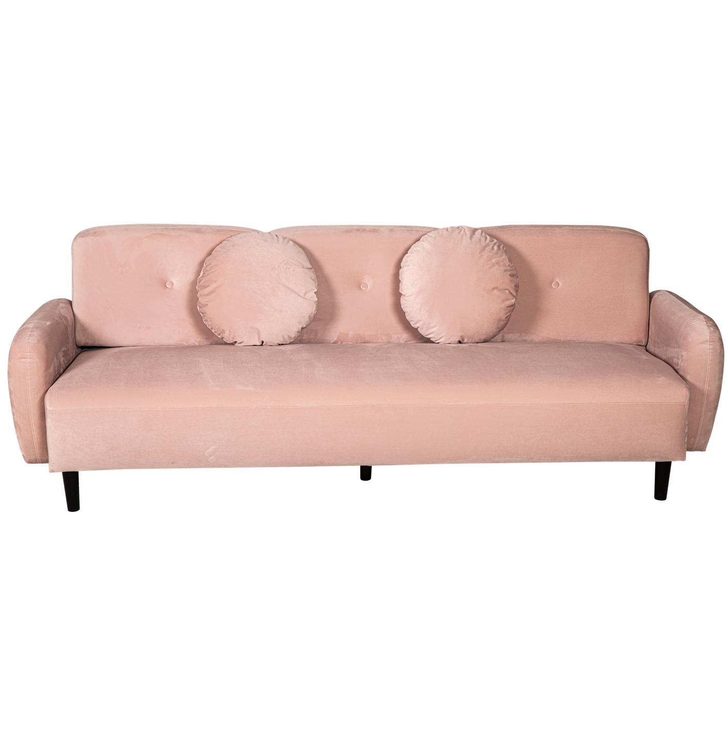 3 Seater Sofa/Lounge/Couch (Pink Velvet) Waldorf Future Classics