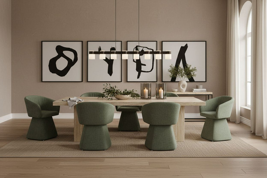 Toscana Swivel Chair Moss Green - Future Classics Furniture