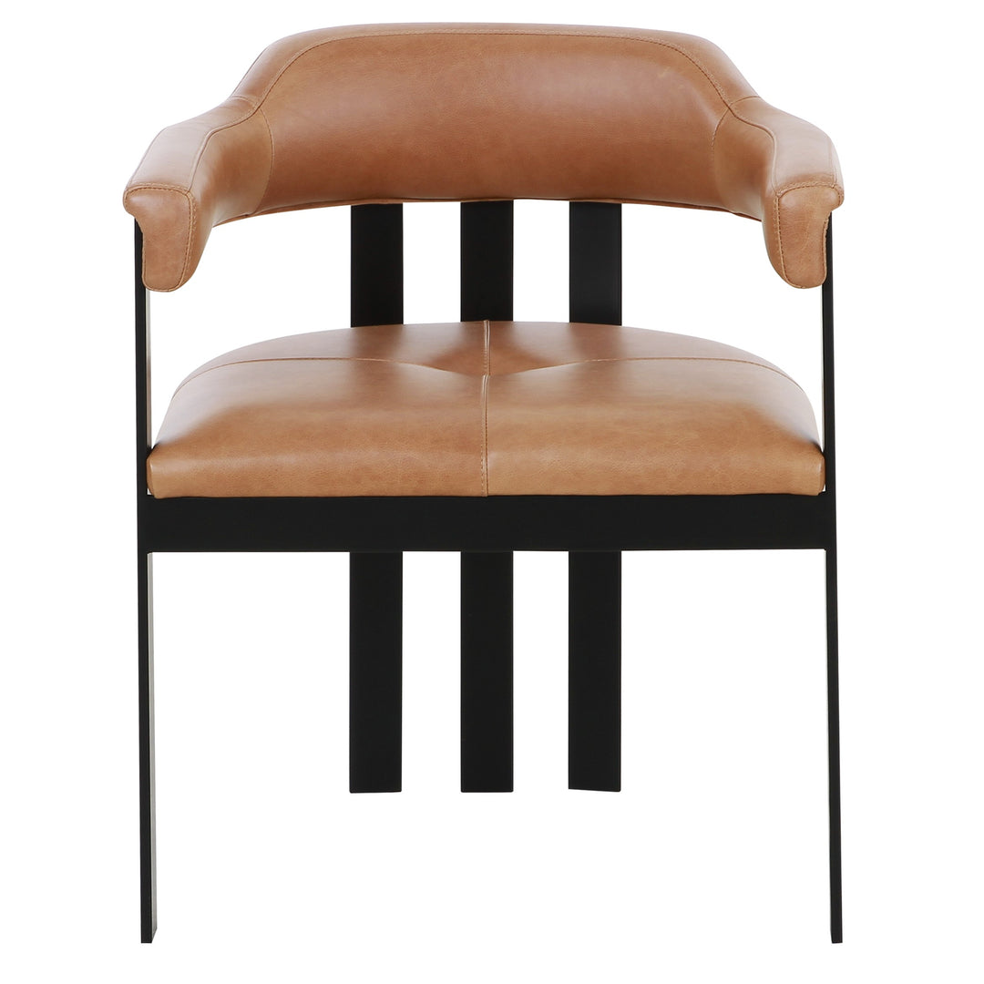 Giuseppe Tan Leather Dining Chair - Future Classics Furniture