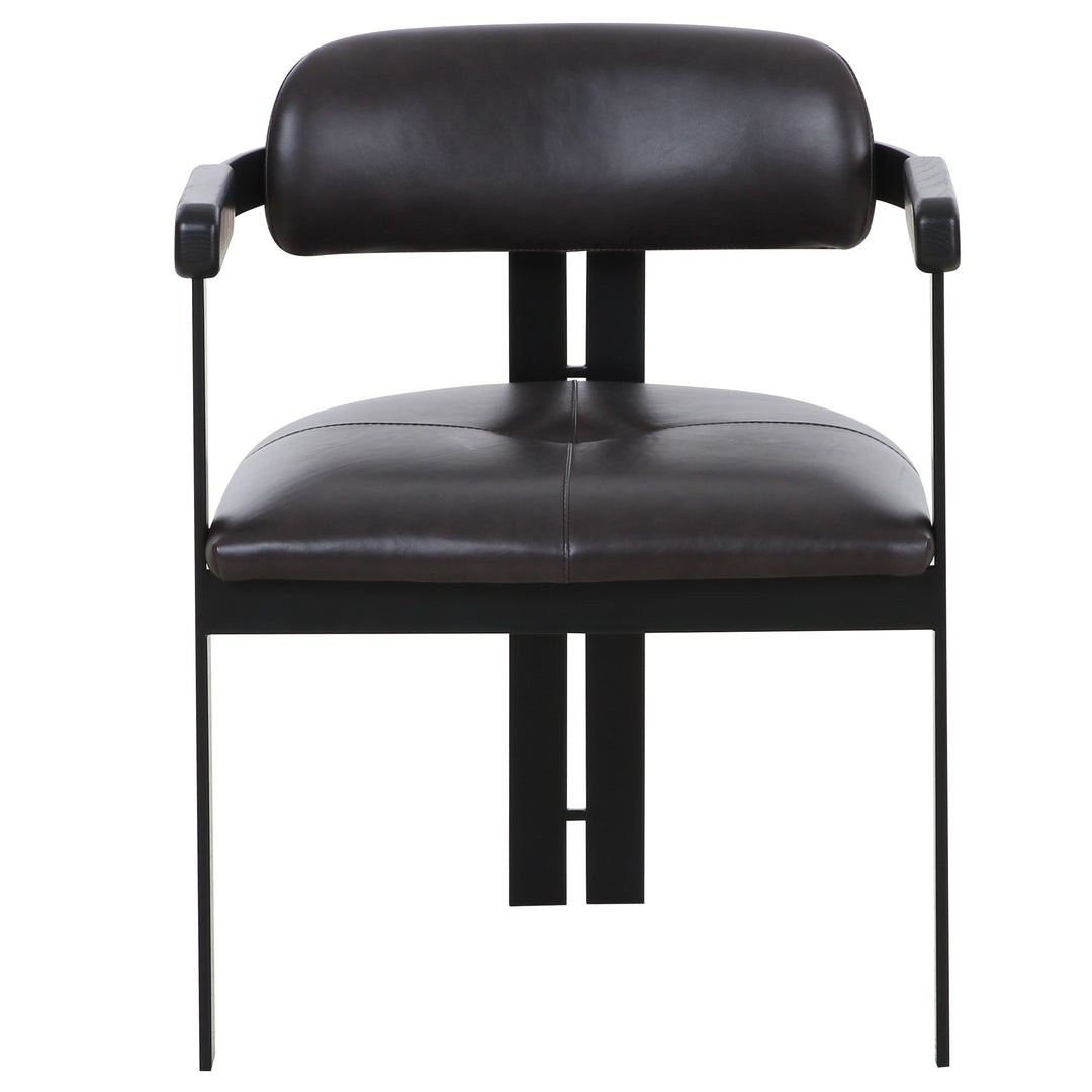 Galileo Black Leather Dining Chair - Future Classics Furniture