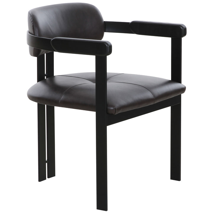 Galileo Black Leather Dining Chair - Future Classics Furniture
