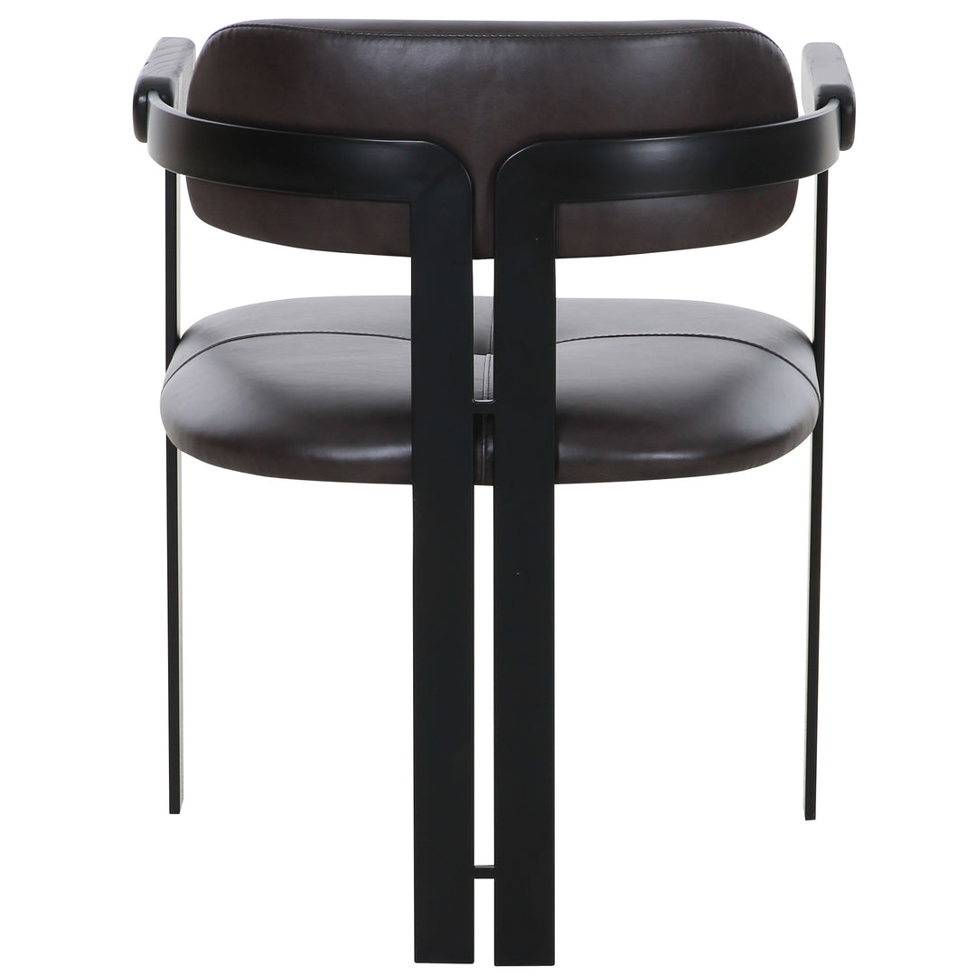 Galileo Black Leather Dining Chair - Future Classics Furniture