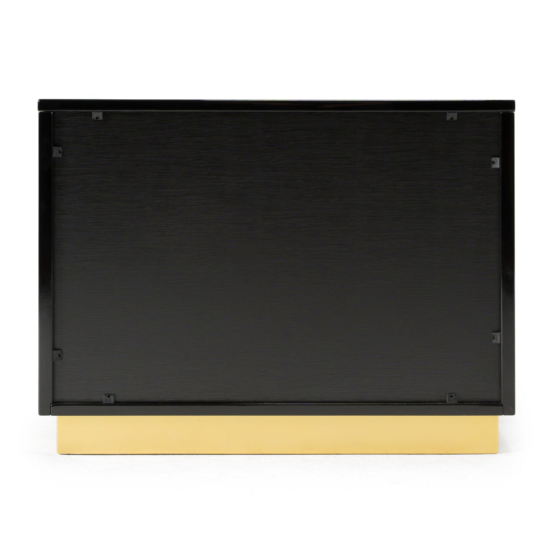 Yassica Bedside Table Black - Future Classics Furniture