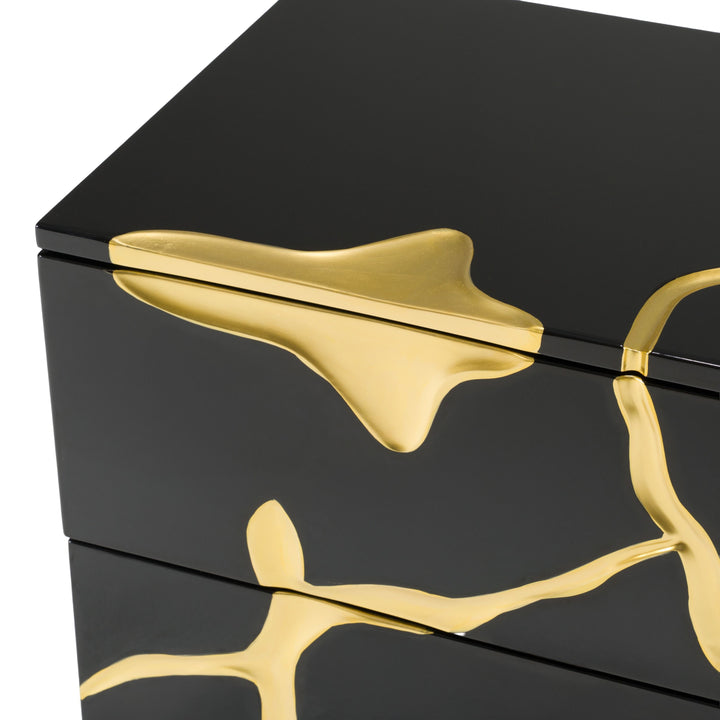 Yassica Bedside Table Black - Future Classics Furniture