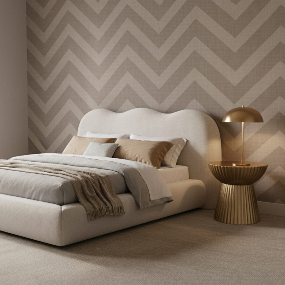 Biarritz King Bed Beige