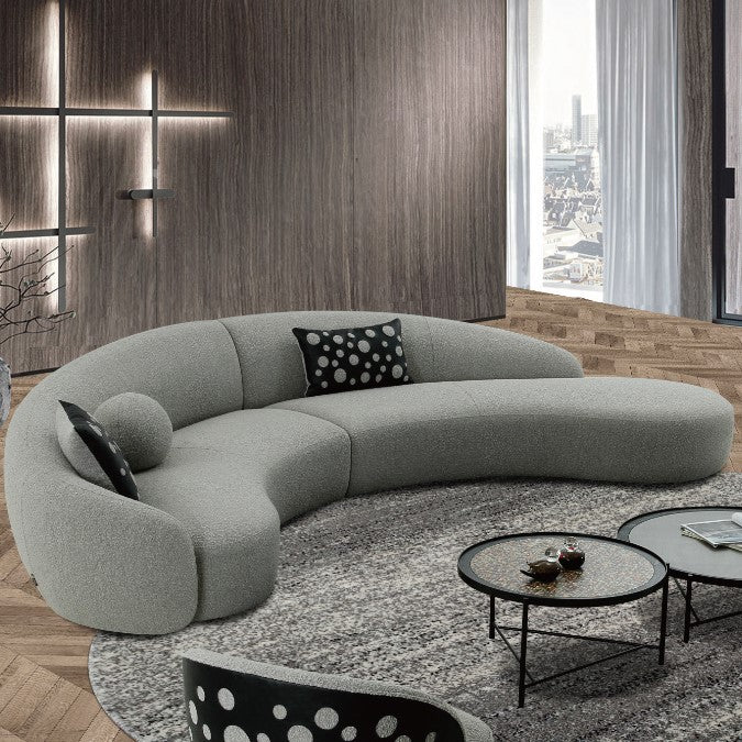 Mars Sofa Grey Boucle - Future Classics Furniture