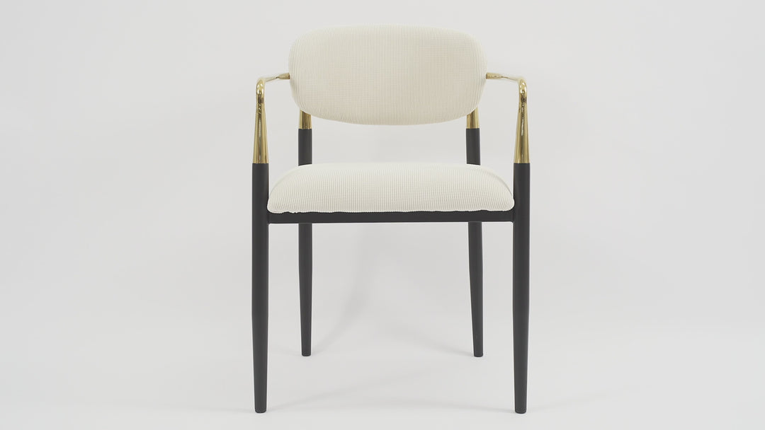 Rhodes Beige Fabric Dining Chair