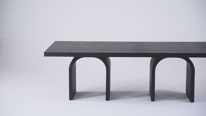 Triomphe Dining Table Black - 2.4m