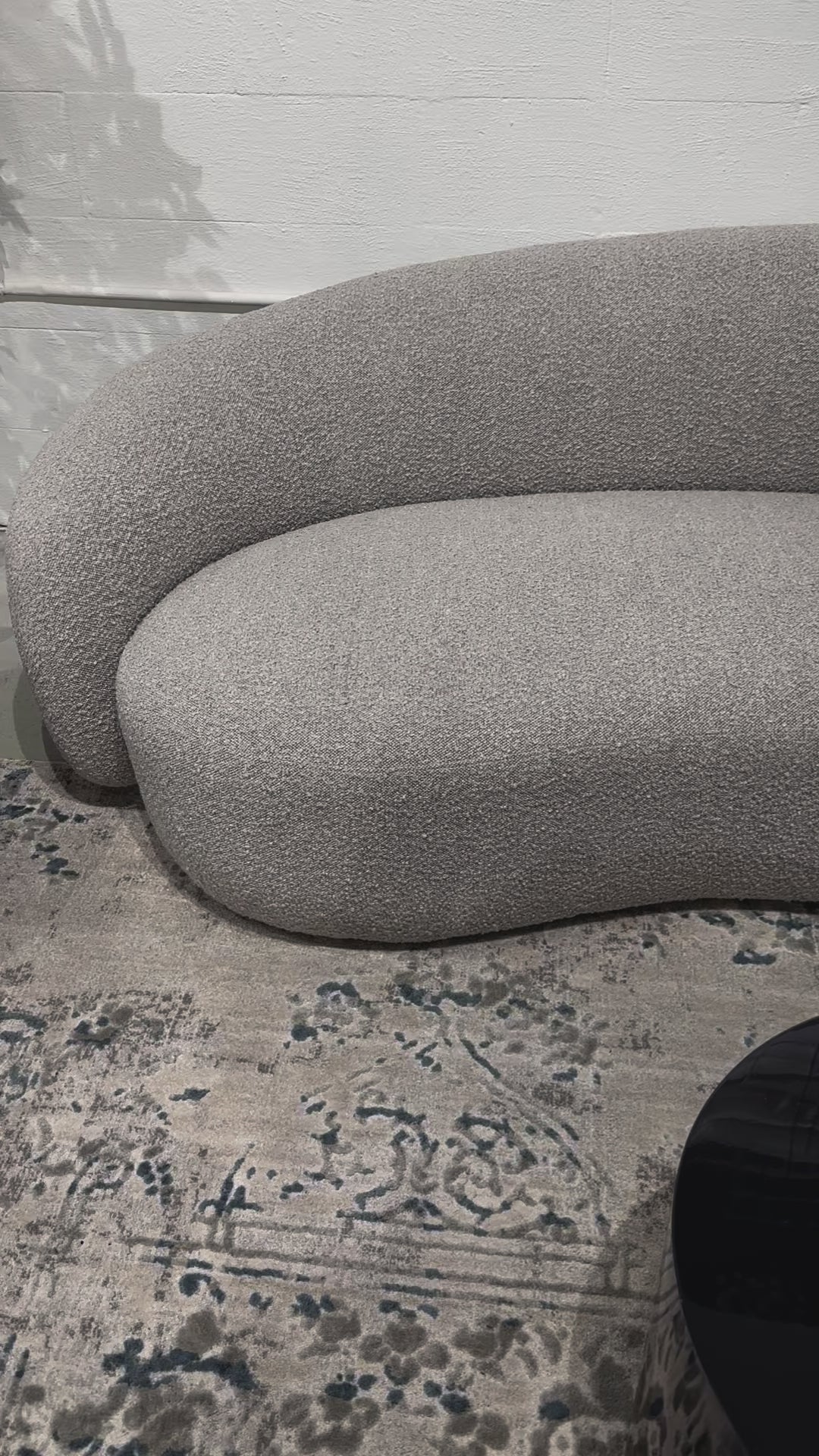 Mars Sofa Grey Boucle