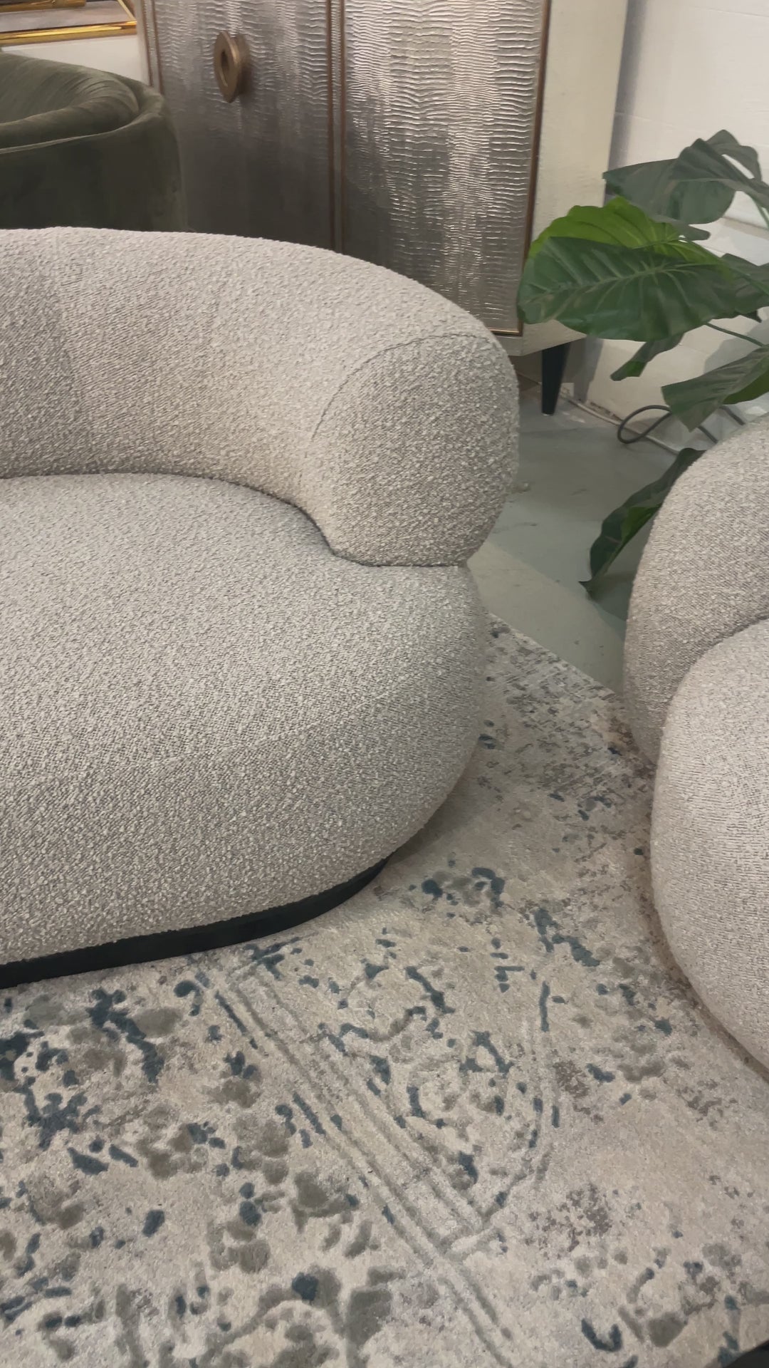 Neptune Sofa Grey Boucle