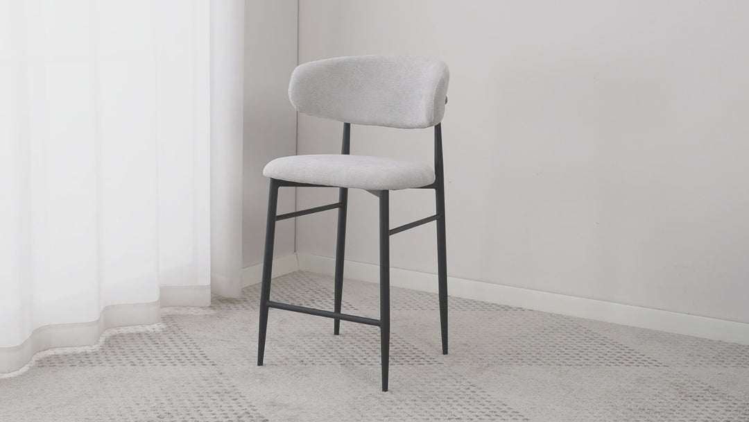 Valentina Bar Stool Beige