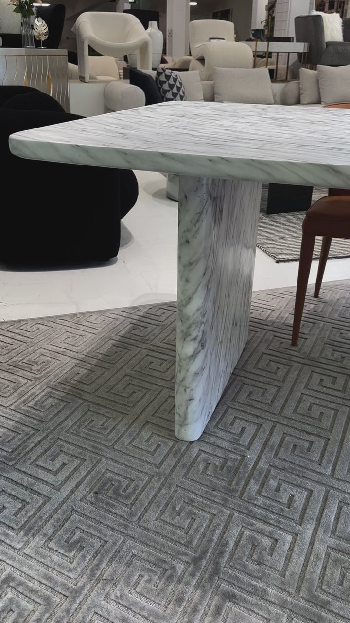 Cigale Dining Table Marble Finish - 2.25m
