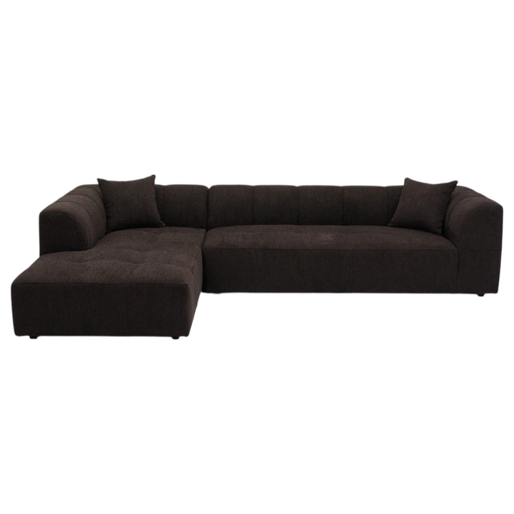 Sorrento Corner Sofa Chocolate - Future Classics Furniture