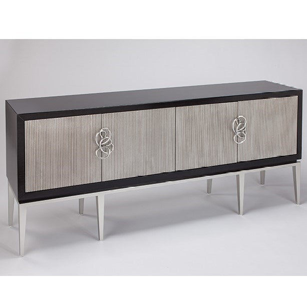 Chopin Entertainment Buffet Black/Silver - Future Classics Furniture