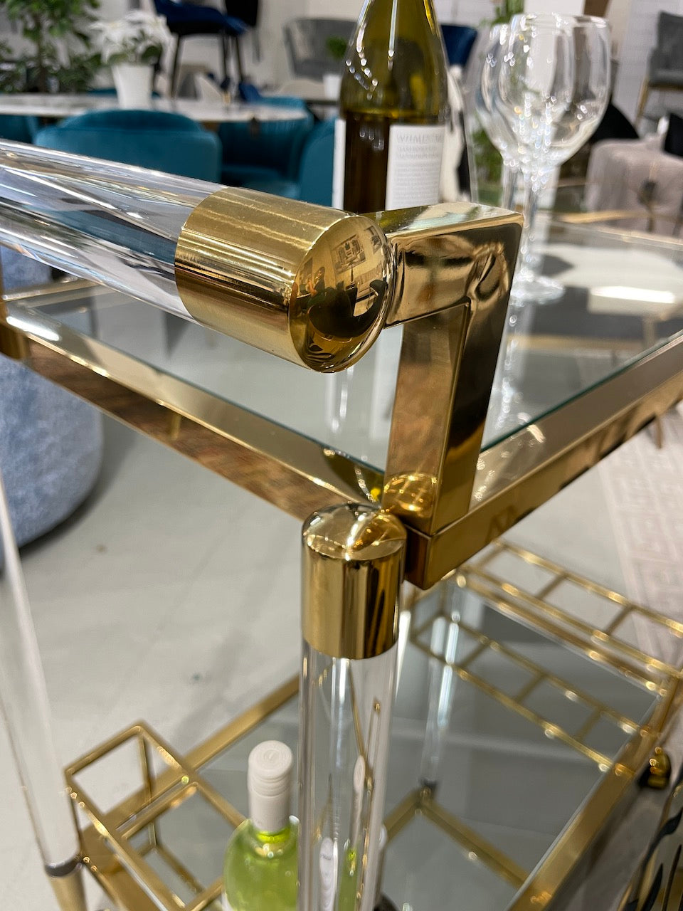 Umbria Gold Trolley - Future Classics Furniture