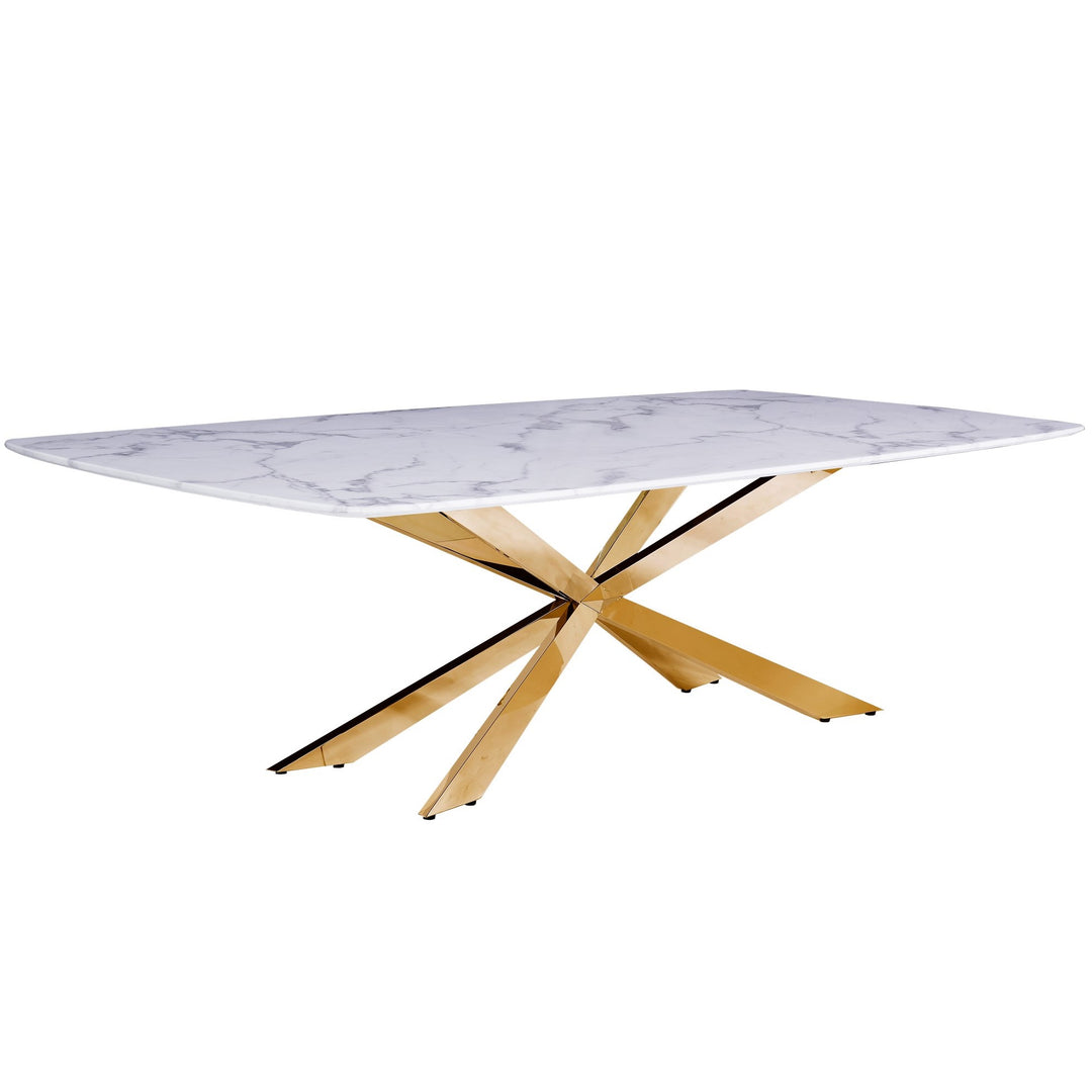 Lanvin Dining Table Gold - Future Classics Furniture