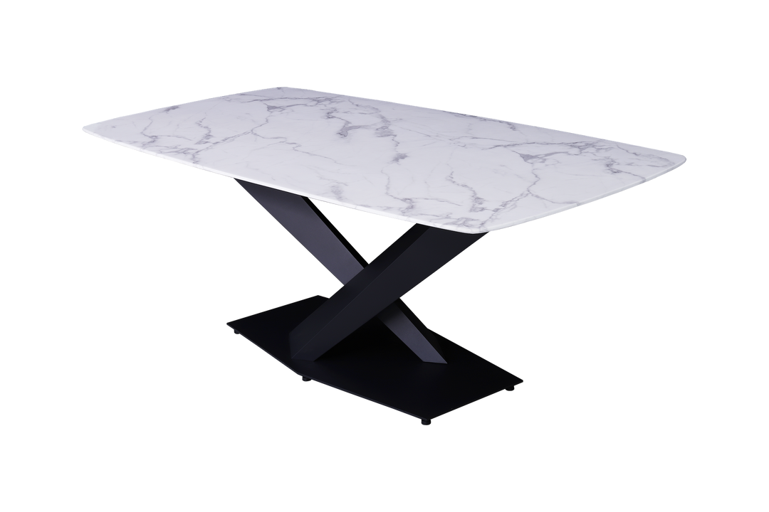 Voltaire Dining Table Black Base - Future Classics Furniture
