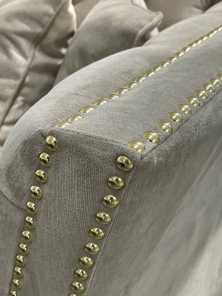 Balboa 3 Seater Sofa Creme Velvet - Future Classics Furniture